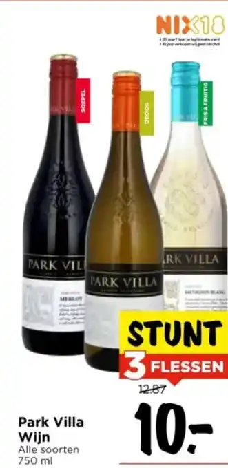 Vomar Voordeelmarkt Park Villa Wijn aanbieding