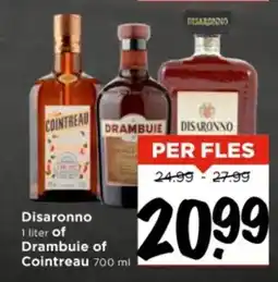 Vomar Voordeelmarkt Disaronno of Drambuie of Cointreau aanbieding