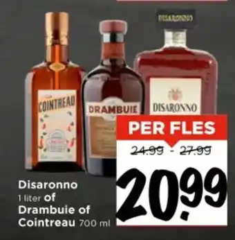 Vomar Voordeelmarkt Disaronno of Drambuie of Cointreau aanbieding
