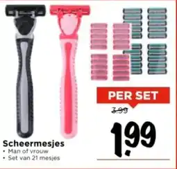 Vomar Voordeelmarkt Scheermesjes aanbieding