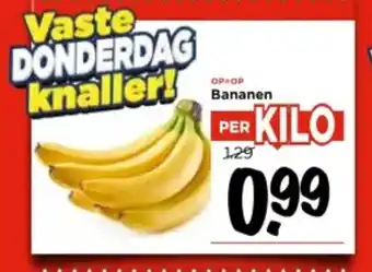 Vomar Voordeelmarkt Bananen aanbieding
