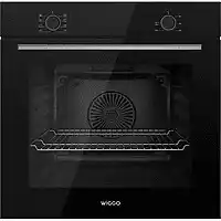 Bol.com Wiggo WO-B608(B) - Inbouw heteluchtoven - 68 L - Zwart aanbieding