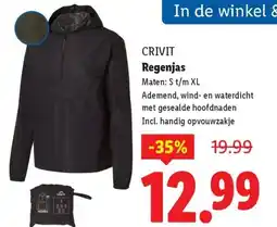 Lidl CRIVIT Regenjas aanbieding