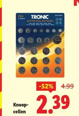 Lidl Knoop- cellen aanbieding