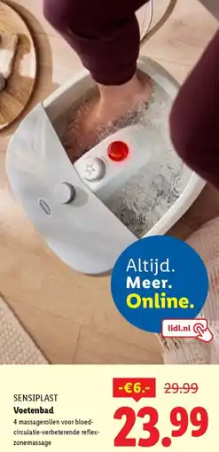 Lidl Sensiplast Voetenbad aanbieding