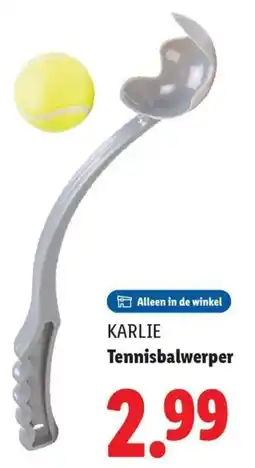 Lidl Karlie Tennisbalwerper aanbieding