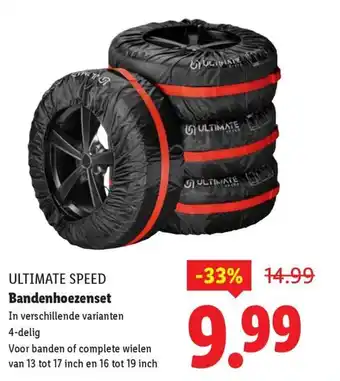 Lidl Ultimate speed Bandenhoezenset aanbieding