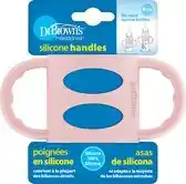 Bol.com Dr. Brown's Siliconen handles standaardfles roze aanbieding