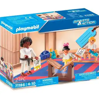 Bol.com PLAYMOBIL Sports and action karate training - 71186 aanbieding