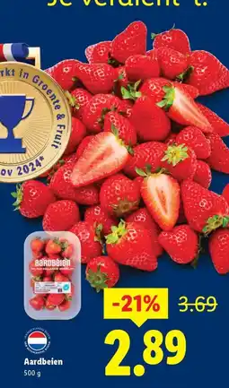Lidl Aardbeien aanbieding