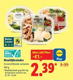 Lidl Maaltijdsalade aanbieding