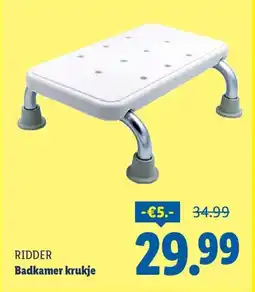 Lidl Ridder Badkamer krukje aanbieding