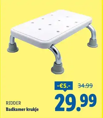 Lidl Ridder Badkamer krukje aanbieding