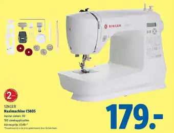 Lidl Singer Naaimachine C5605 aanbieding