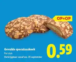 Lidl Gevulde speculaaskoek aanbieding
