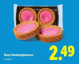 Lidl Roze fondantpencees aanbieding