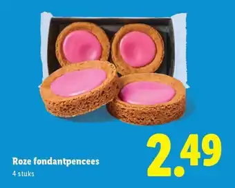 Lidl Roze fondantpencees aanbieding