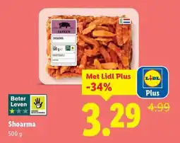 Lidl Shoarma aanbieding