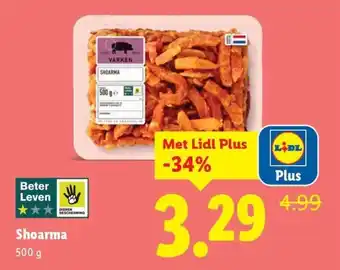 Lidl Shoarma aanbieding