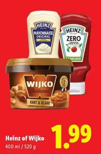 Lidl Heinz of Wijko aanbieding