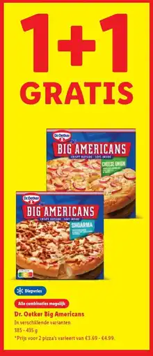 Lidl Dr. Oetker Big Americans aanbieding