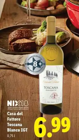 Lidl Casa del Fattore Toscana Bianco IGT aanbieding