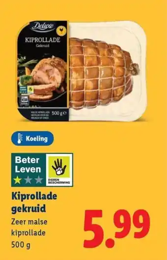 Lidl Kiprollade gekruid aanbieding