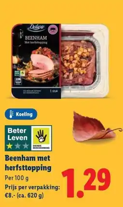 Lidl Beenham met herfsttopping aanbieding