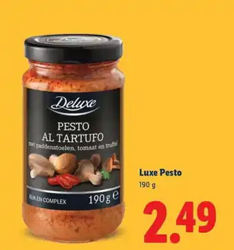 Lidl Luxe Pesto aanbieding