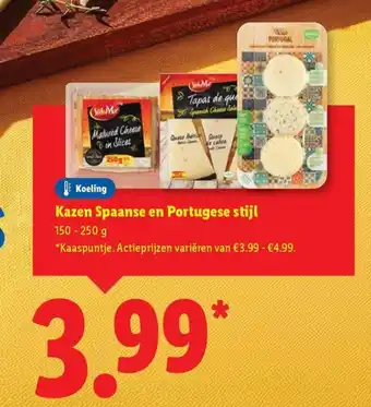 Lidl Kazen Spaanse en Portugese stijl aanbieding