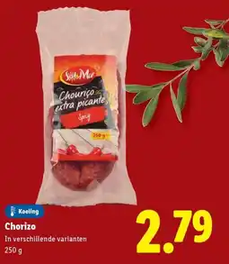 Lidl Chorizo aanbieding
