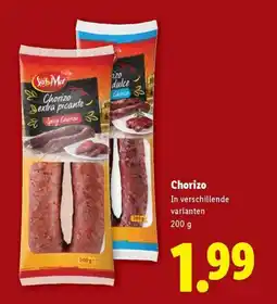 Lidl Chorizo aanbieding