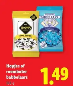 Lidl Hopjes of roomboter babbelaars aanbieding