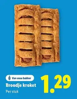 Lidl Broodje kroket aanbieding