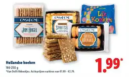 Lidl Hollandse koeken aanbieding
