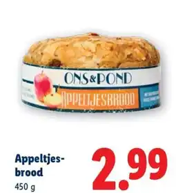 Lidl Appeltjes brood aanbieding
