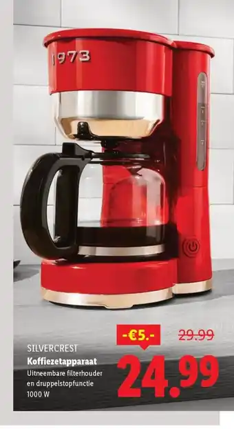 Lidl Silvercrest Koffiezetapparaat aanbieding