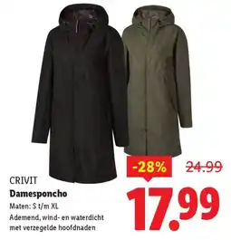 Lidl Crivit Damesponcho aanbieding
