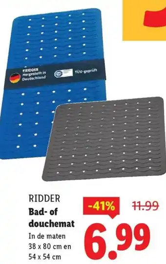 Lidl Ridder Bad of douchemat aanbieding