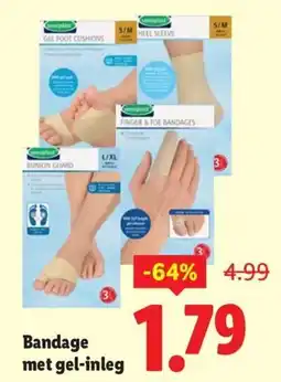 Lidl Bandage met gel inleg aanbieding
