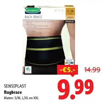Lidl Sensiplast Rugbrace aanbieding