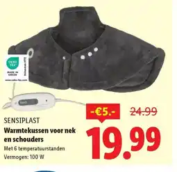 Lidl Sensiplast Warmtekussen voor nek en schouders aanbieding