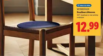 Lidl Weinberger Draaibaar zitkussen aanbieding