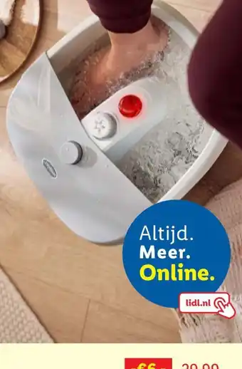 Lidl Sensiplast Voetenbad aanbieding
