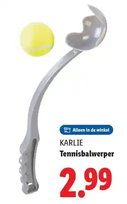 Lidl KARLIE Tennisbalwerper aanbieding