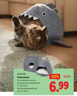 Lidl Zoofari Kattenmand aanbieding
