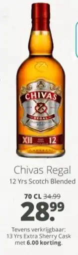 Mitra Chivas Regal 12 Yrs Scotch Blended aanbieding