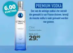 Mitra Ciroc Premium Vodka aanbieding