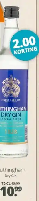 Mitra Duthingham Dry Gin aanbieding