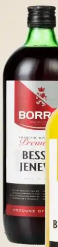 Mitra Borrel Bessenjenever of Citroenbrandewijn aanbieding